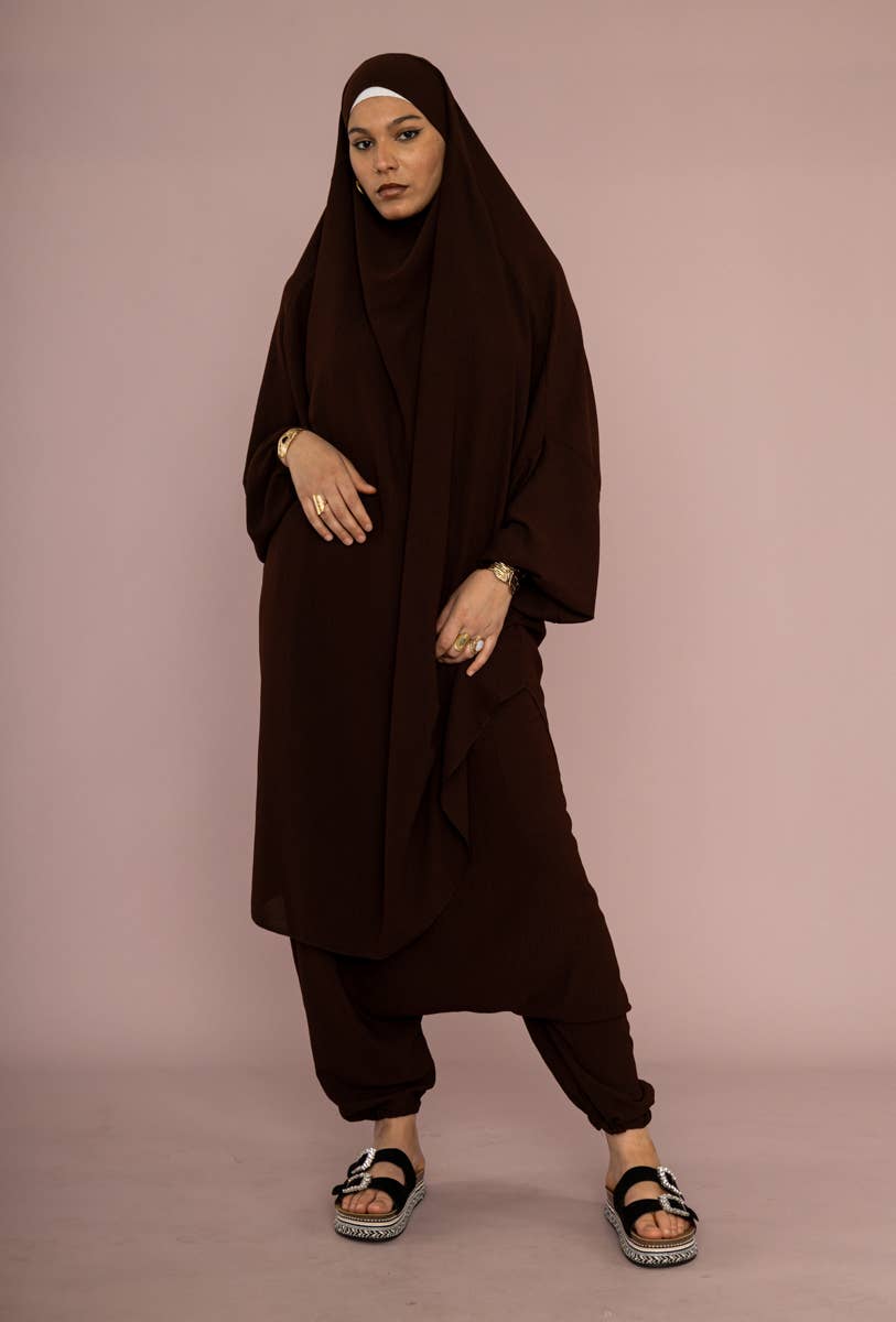 Jilbab two-piece set with Pants