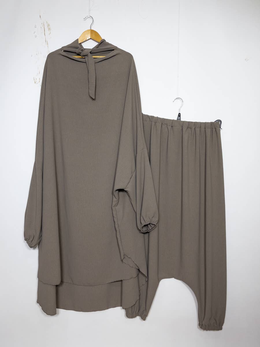 Jilbab two-piece set with Pants