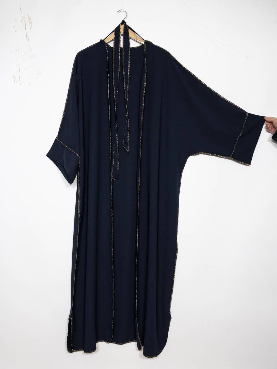 Kimono with Gold Accents