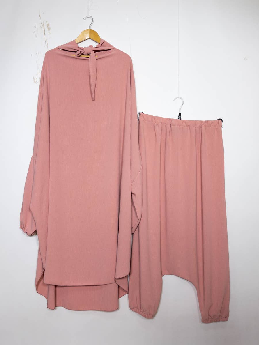 Jilbab two-piece set with Pants