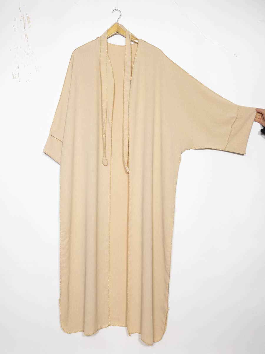 Kimono with Gold Accents