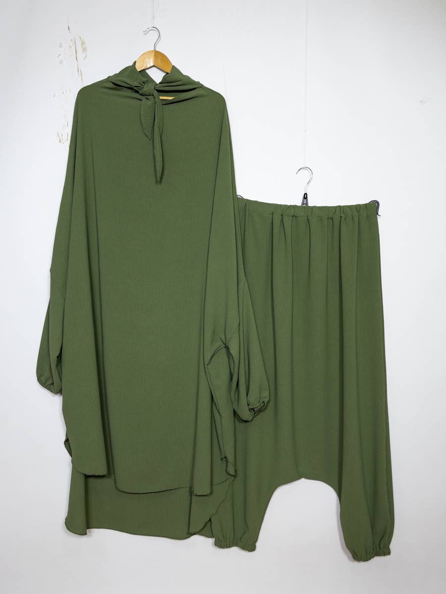 Jilbab two-piece set with Pants