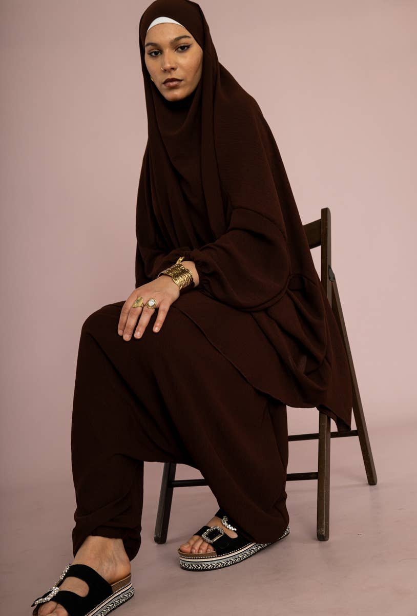 Jilbab two-piece set with Pants