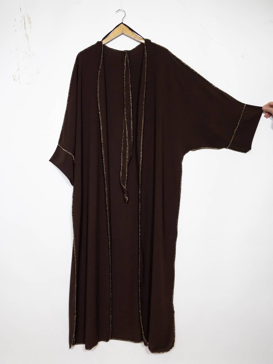 Kimono with Gold Accents